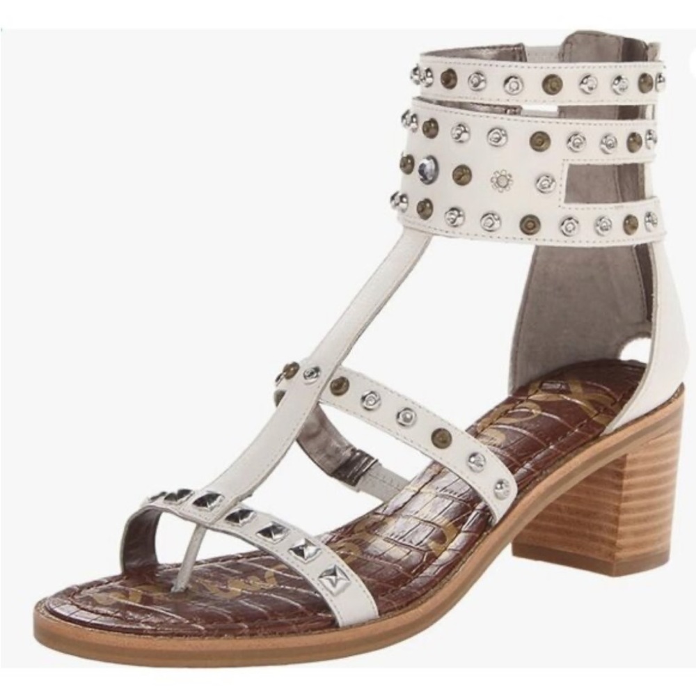 Sam Edelman Dion White Sandals Size 8.5